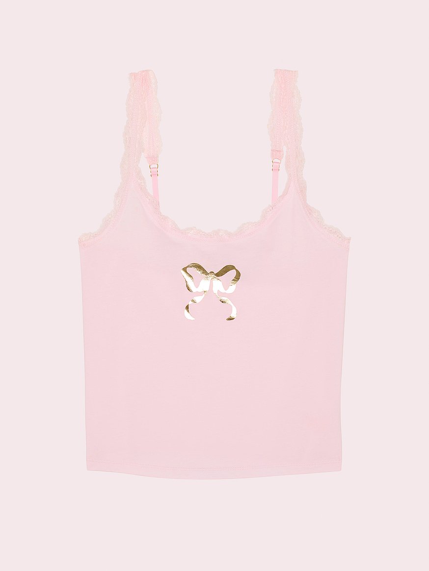 PINK x LoveShackFancy Cotton Cami