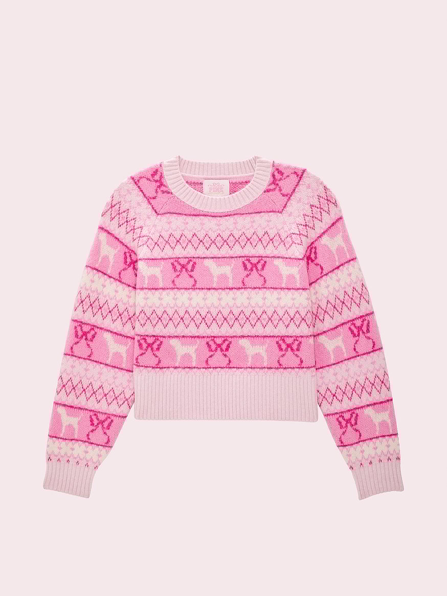 PINK x LoveShackFancy Boxy Sweater