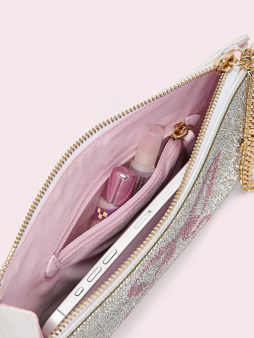 PINK x LoveShackFancy Wristlet Pouch