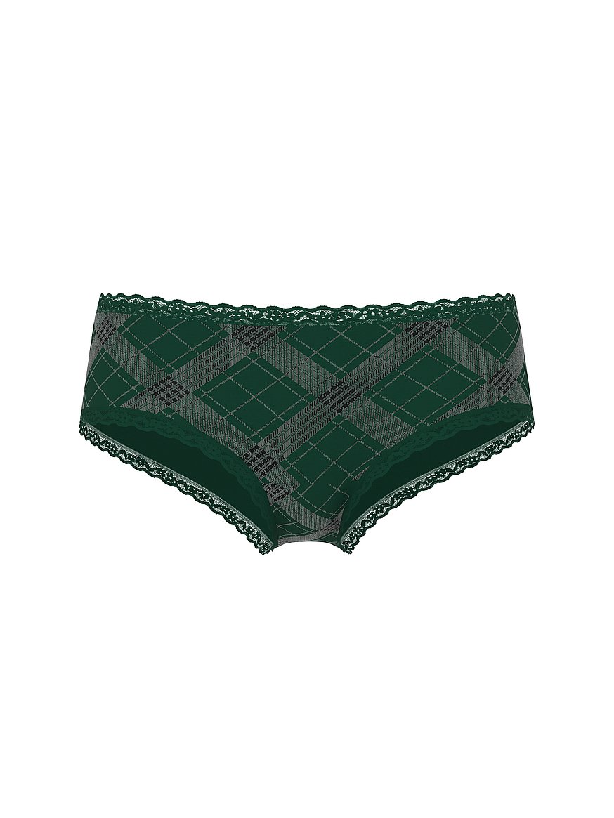 Cotton Lace-Waist Cheeky Panty