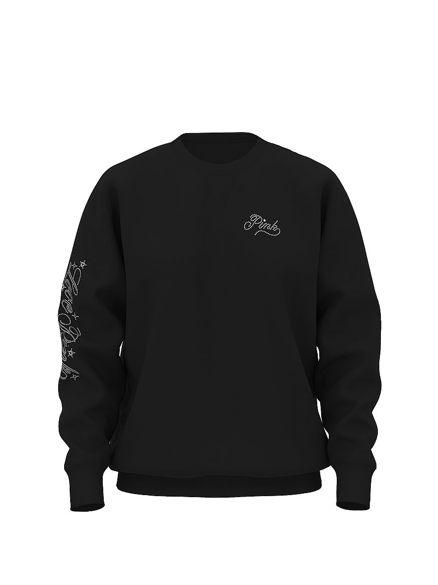 Ivy Fleece Oversized Crew Sweatshirt