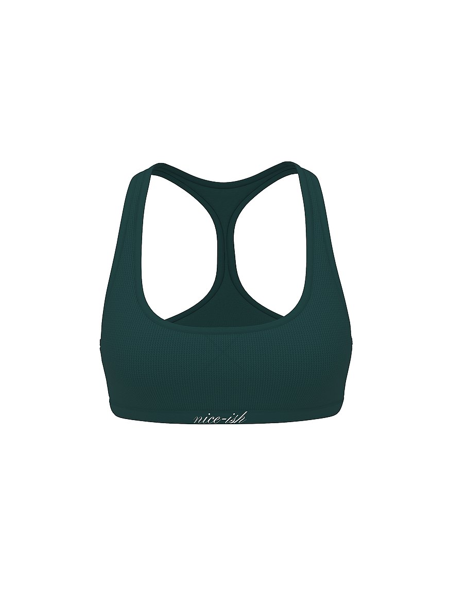 Cotton Dorm Unlined Racerback Bralette