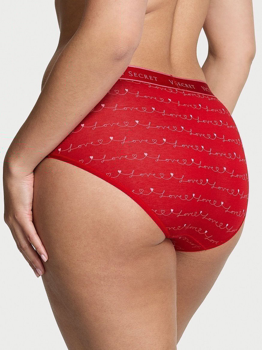 Logo Cotton Hiphugger Panty