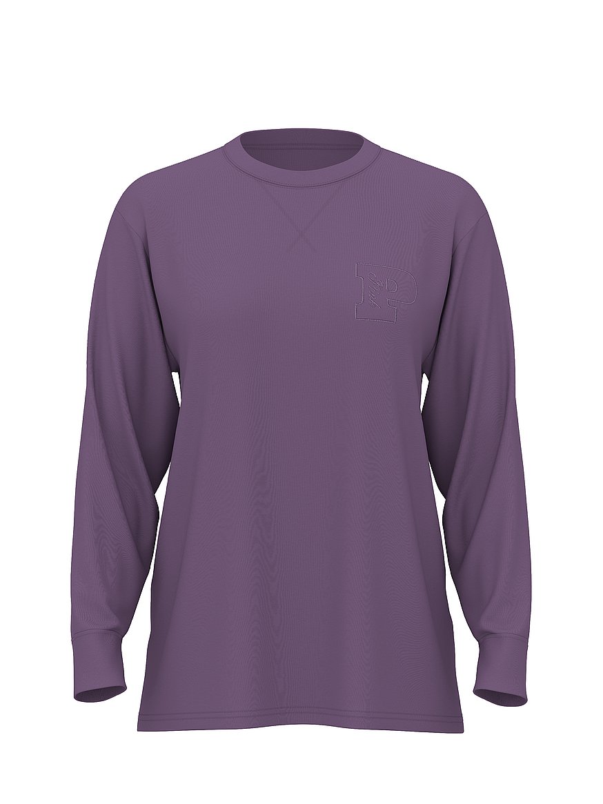 Campus Cotton Long-Sleeve Tee