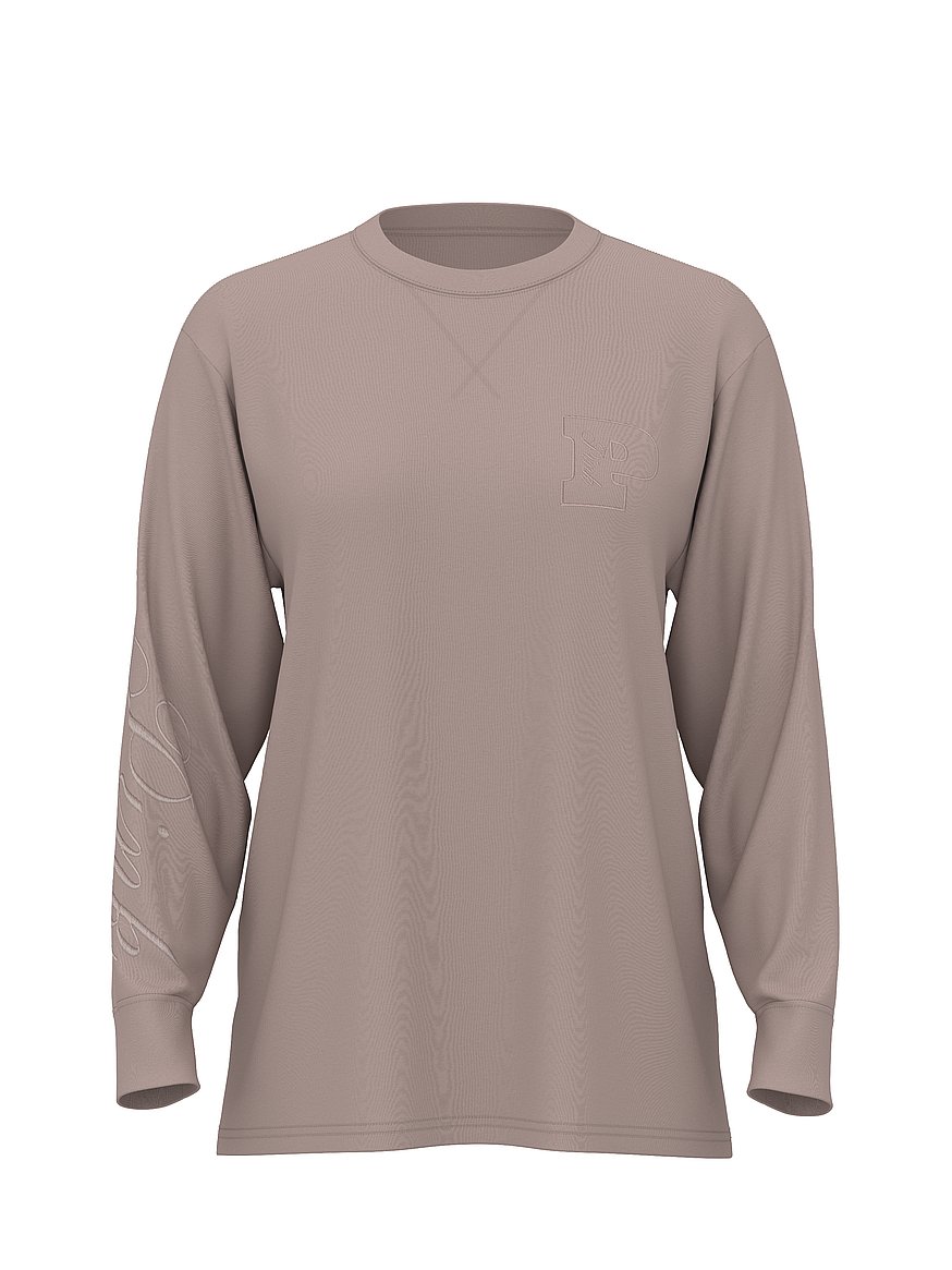 Campus Cotton Long-Sleeve Tee