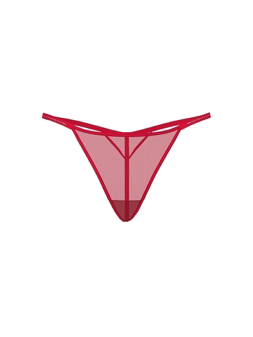 Buy Wink V-String Panty, Red Lacquer - Order Panties online - PINK US