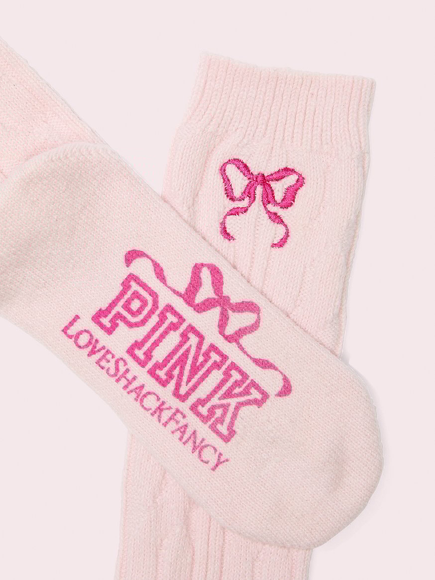 PINK x LoveShackFancy Knee-High Socks
