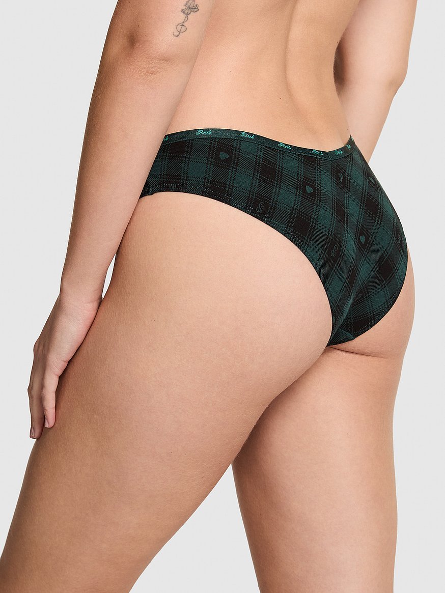 Logo Cotton Tanga Panty