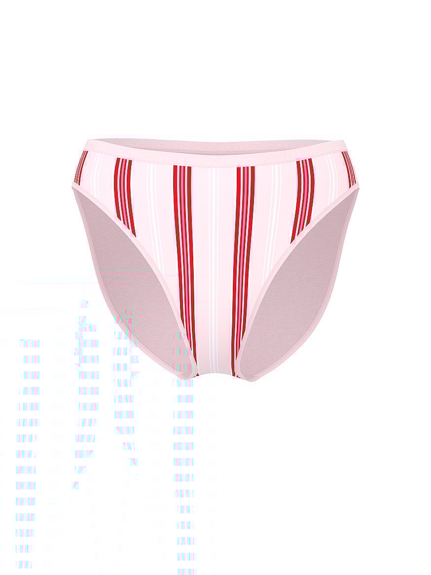 Stretch Cotton High-Leg Brief Panty