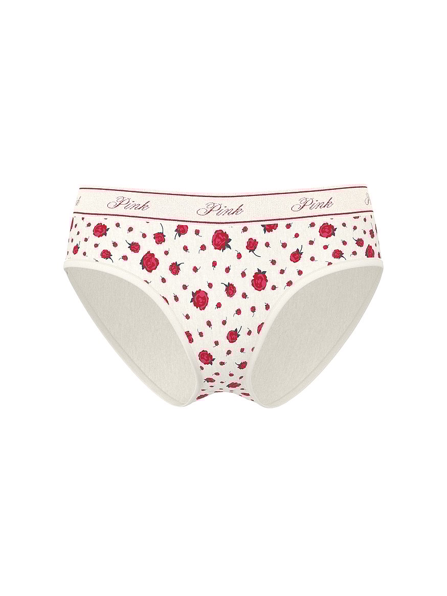 Logo Cotton Hiphugger Panty
