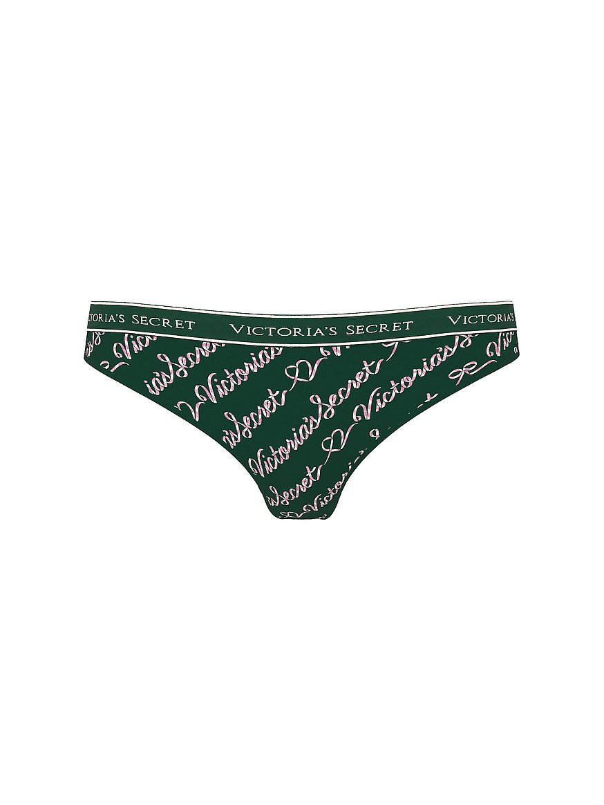 Logo Cotton Hiphugger Panty