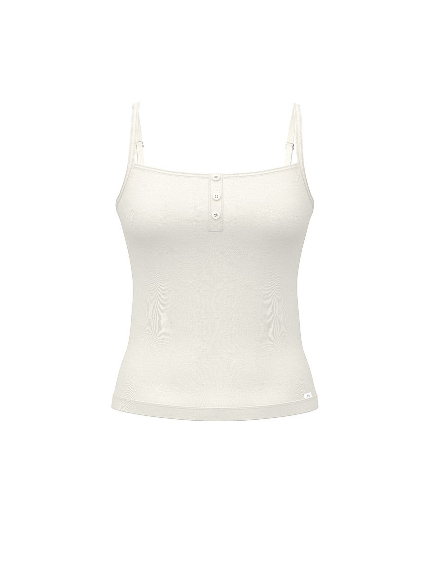 Cotton Henley Cami