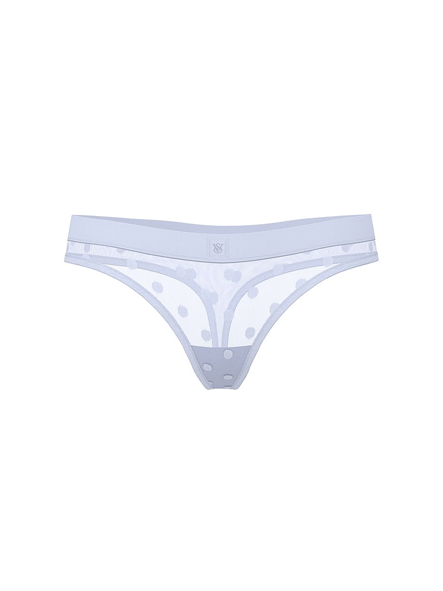 Sheer Heritage Shimmer Thong Panty