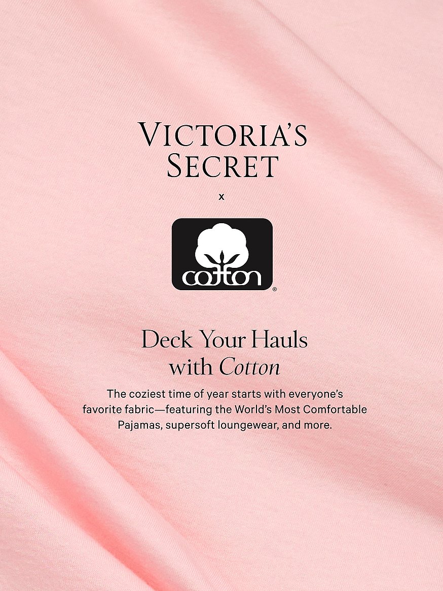 100% Cotton Shine Long Pajama Set