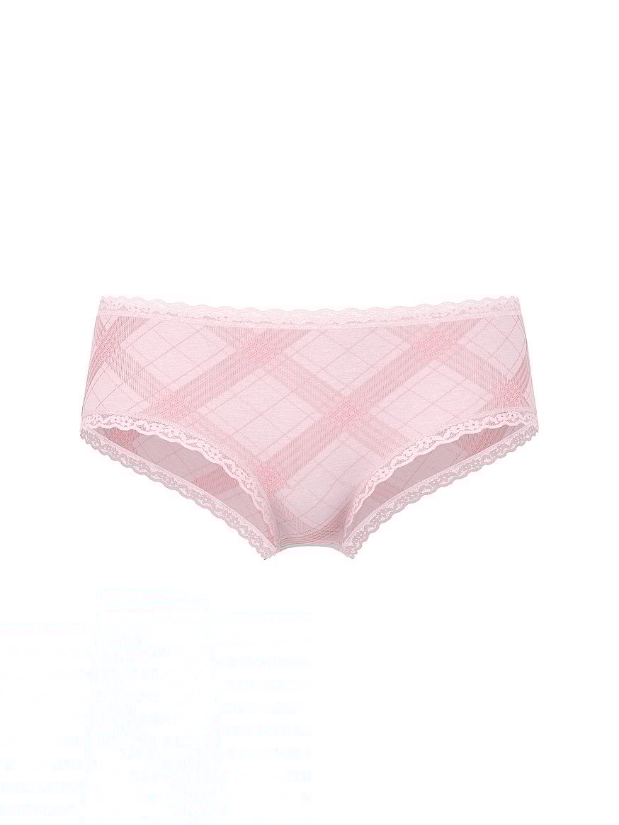 Cotton Lace-Waist Cheeky Panty