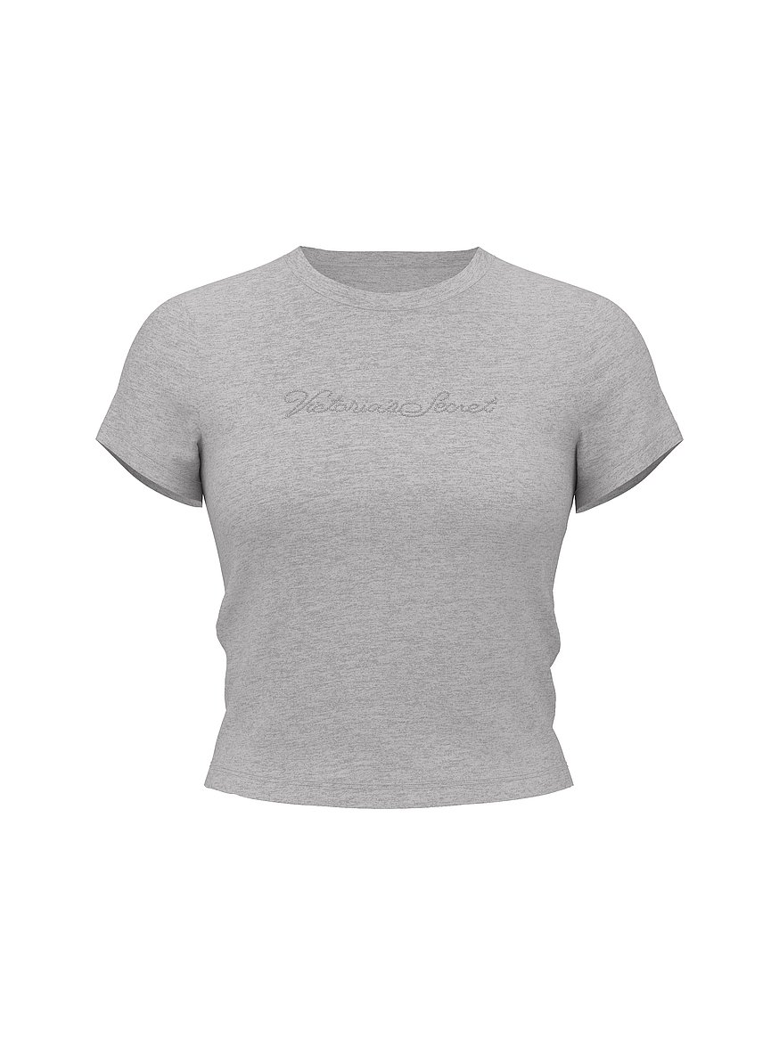 Stretch Cotton Fitted Tee