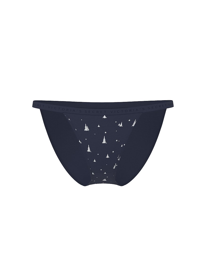 Stretch Cotton String Bikini Panty