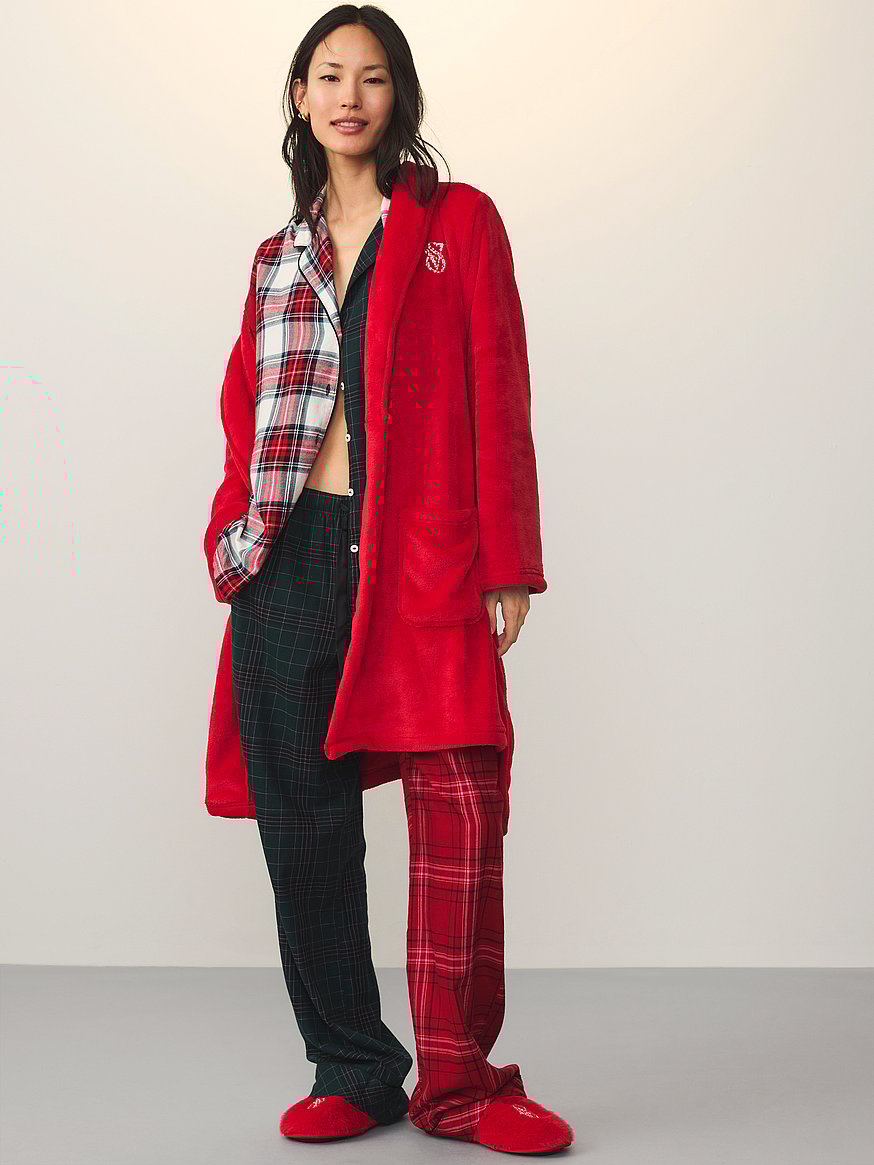 Flannel Long Pajama Set