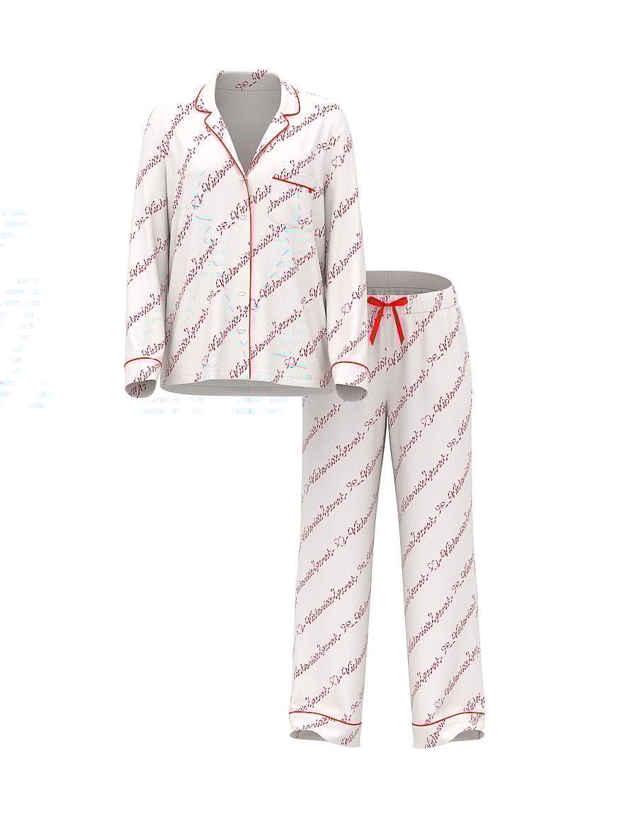 Flannel Long Pajama Set