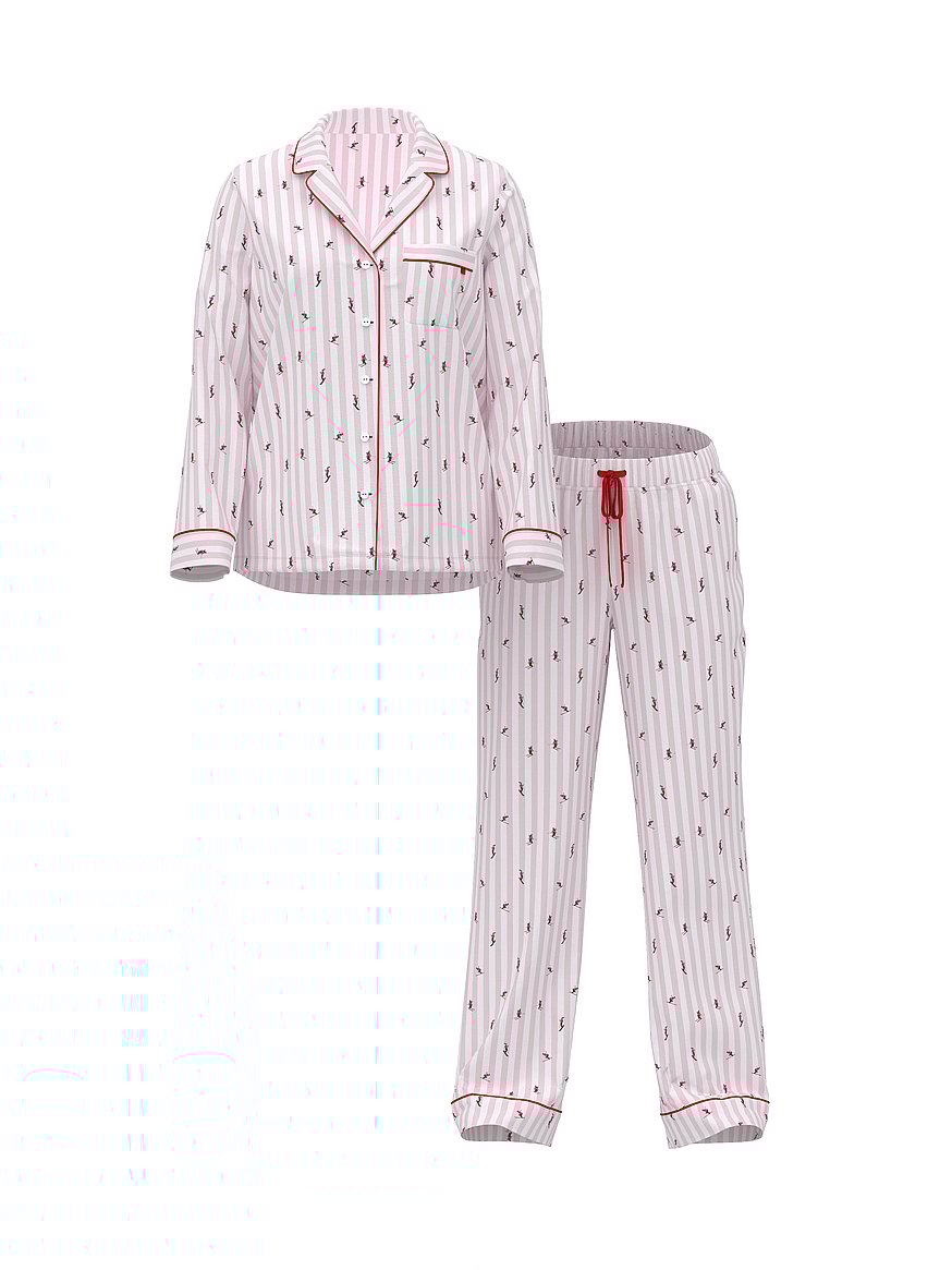 Flannel Long Pajama Set