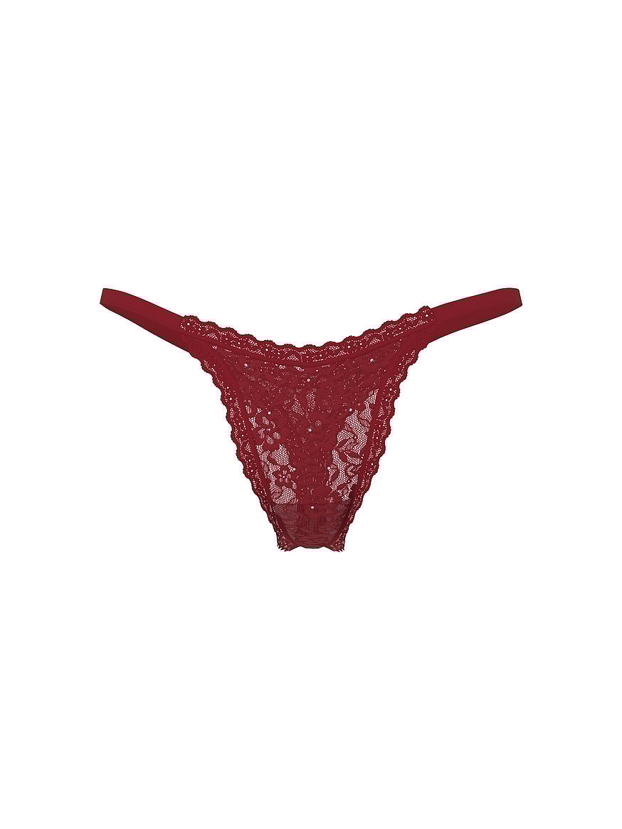 Lace String Thong Panty