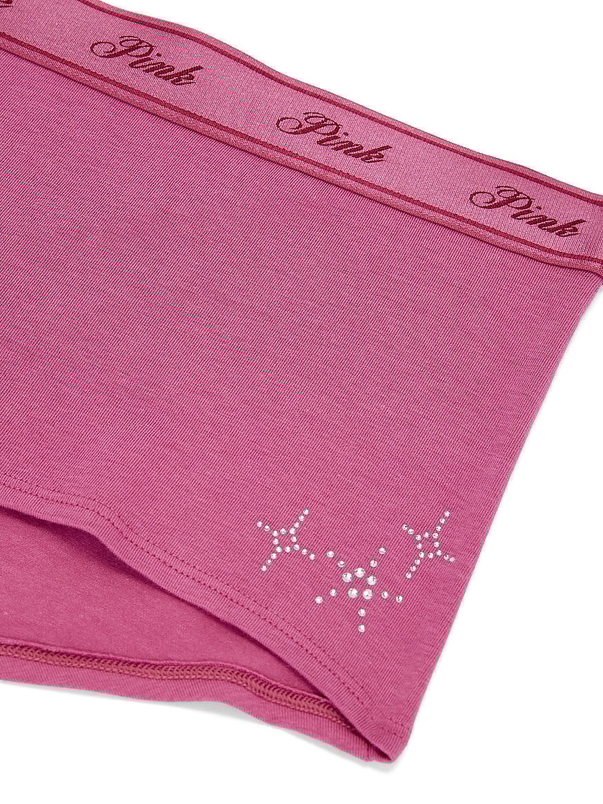 Logo Cotton Boyshort Panty