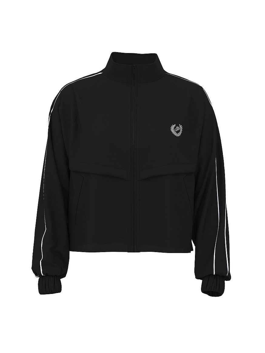 Buy Tech Woven Cropped Jacket, Pure Black - Order Hoodies