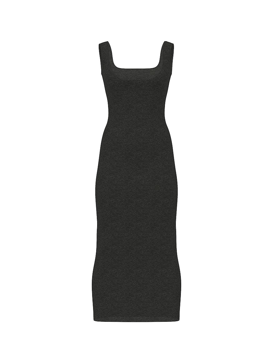 Victoria's Secret Victoria Smoothing Rib Tank Maxi Dress - Grey Victoria's Secret Victoria Smoothing Rib Tank Maxi Dress - Grey