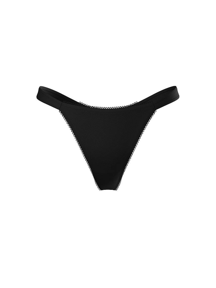 Pom Pom Bow Thong Panty