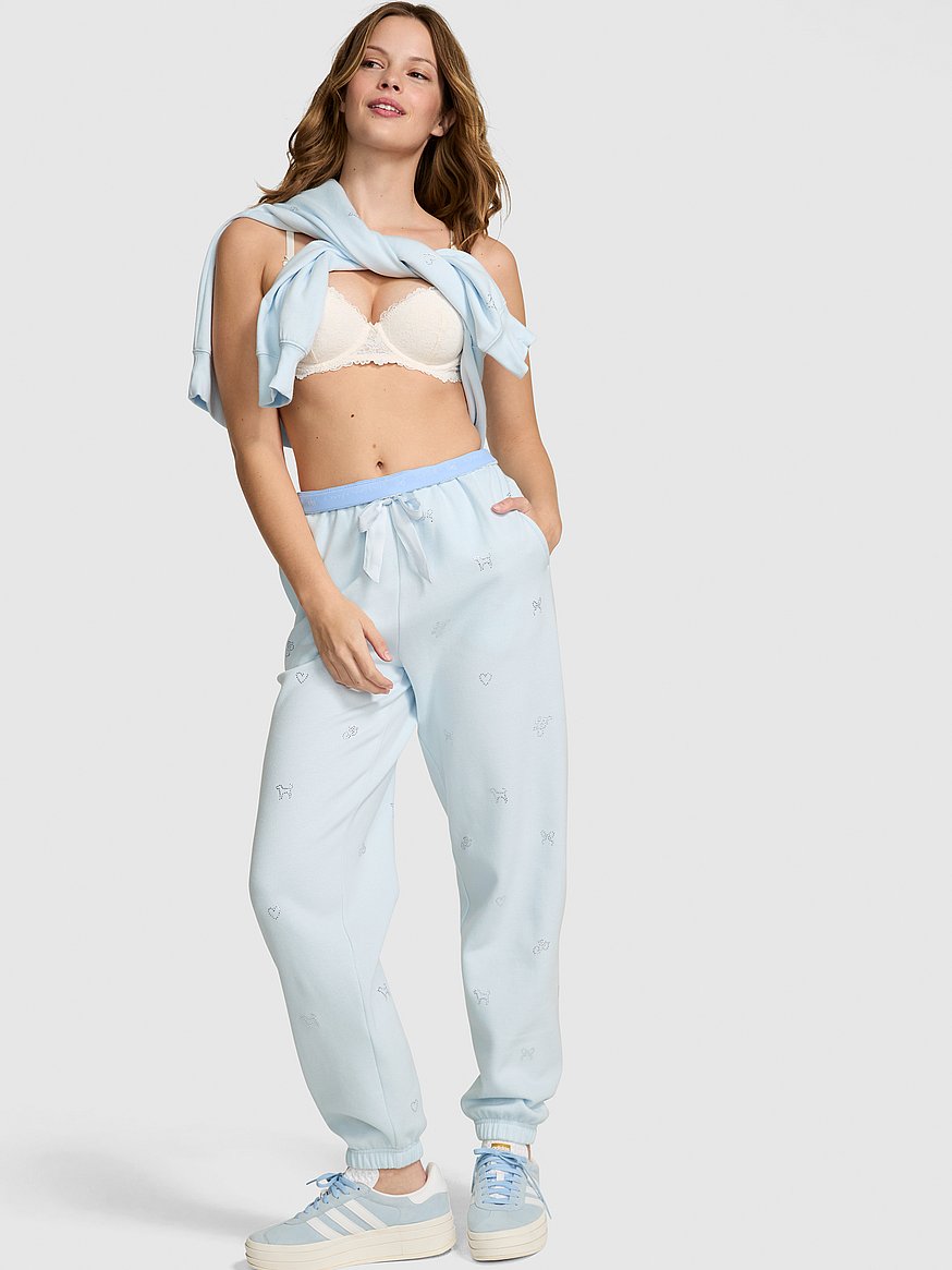 Buy PINK x LoveShackFancy Jogger Sweatpants, Glacial Mist - Order