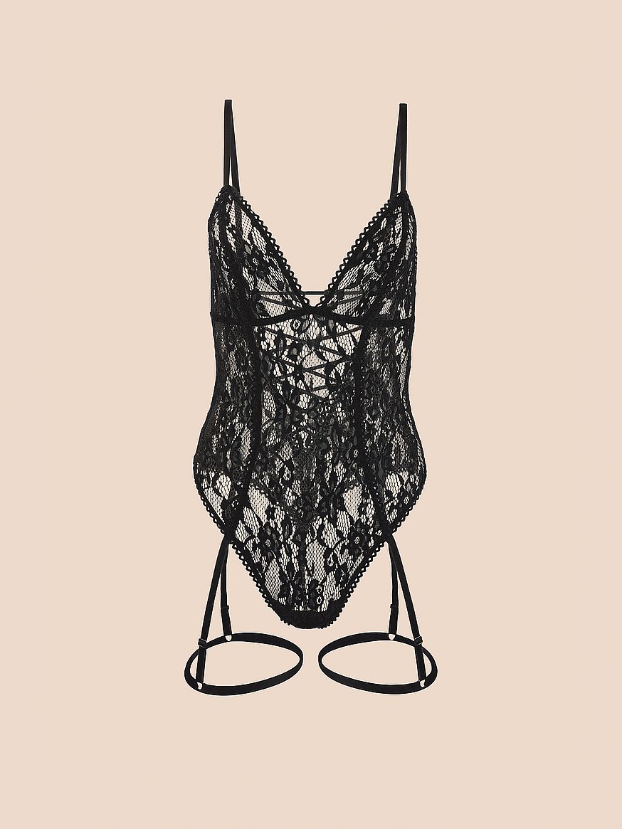Buy Clarise Teddy, Jet Black - Order Teddies online - Victoria's