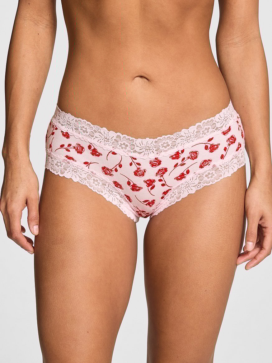 Wink Lace-Trim Cheeky Panty
