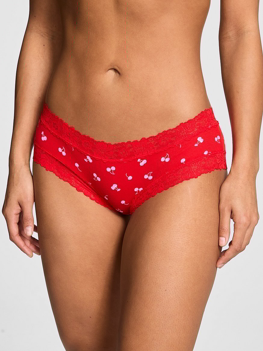 Wink Lace-Trim Cheeky Panty