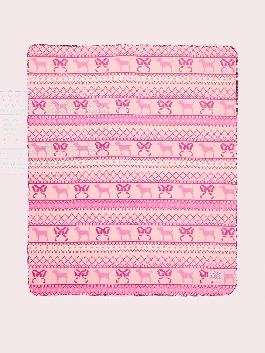 PINK x LoveShackFancy Cozy Plush Blanket