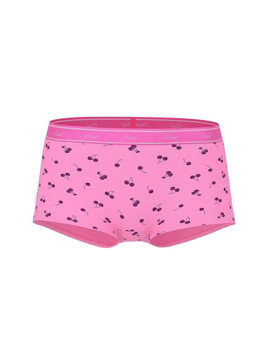 Logo Cotton Boyshort Panty
