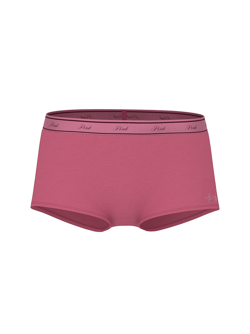 Logo Cotton Boyshort Panty