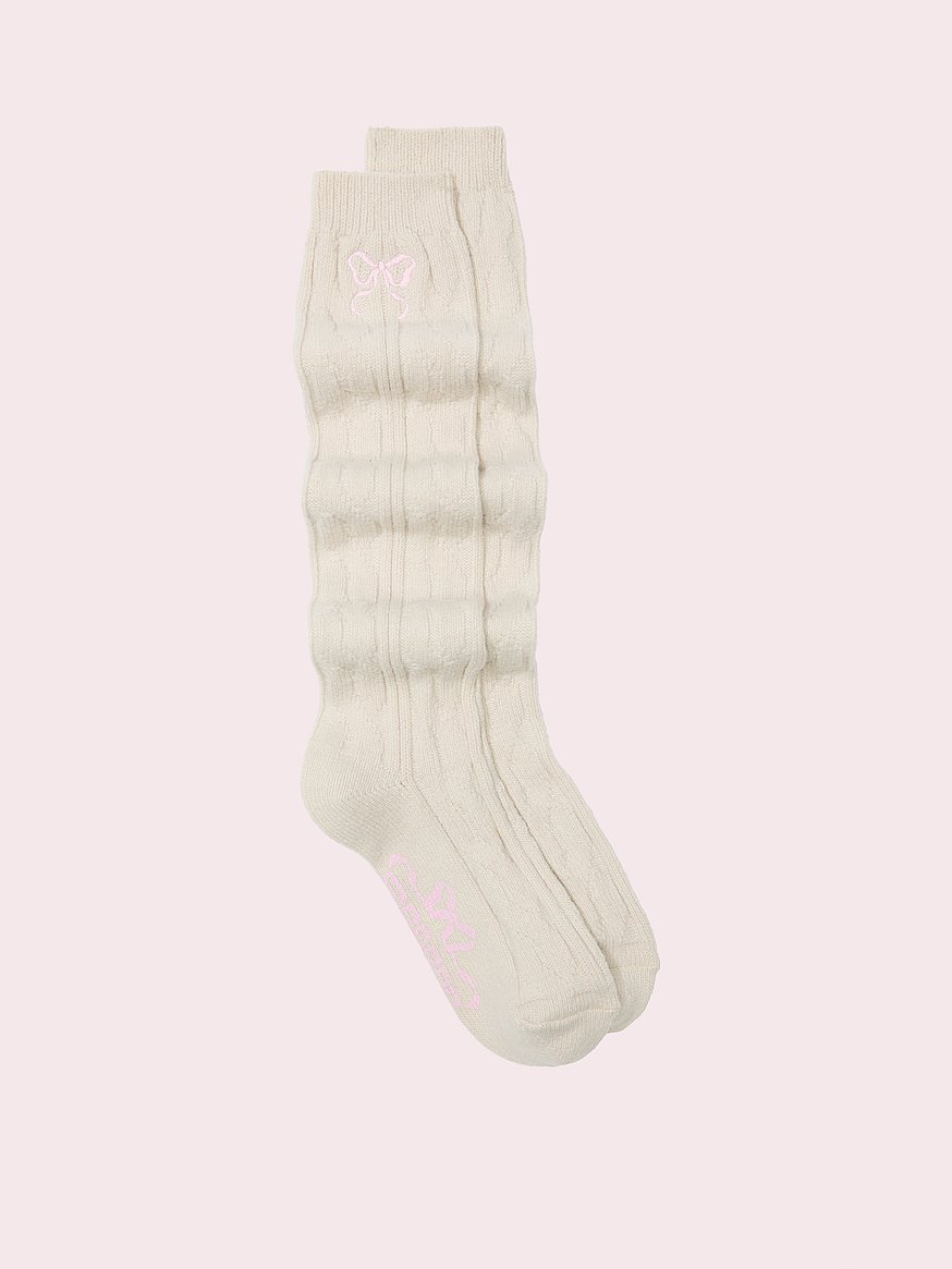 PINK x LoveShackFancy Knee-High Socks