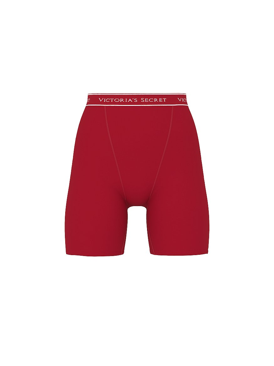 Logo Cotton High-Waist Boxer Brief