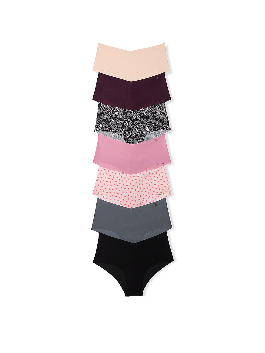 ミッキー♪♪プロフ必読❣️ Victoria's Secret set of 7 Buy 7-Pack No-Show Cheeky Panties, Multi - Order PACKAGED-PANTY