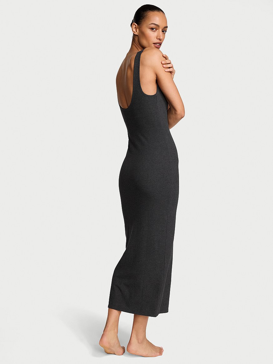 slim fit dress slacks Thats So Fetch | Tilly Maxi Dress | Charcoal main image 0
