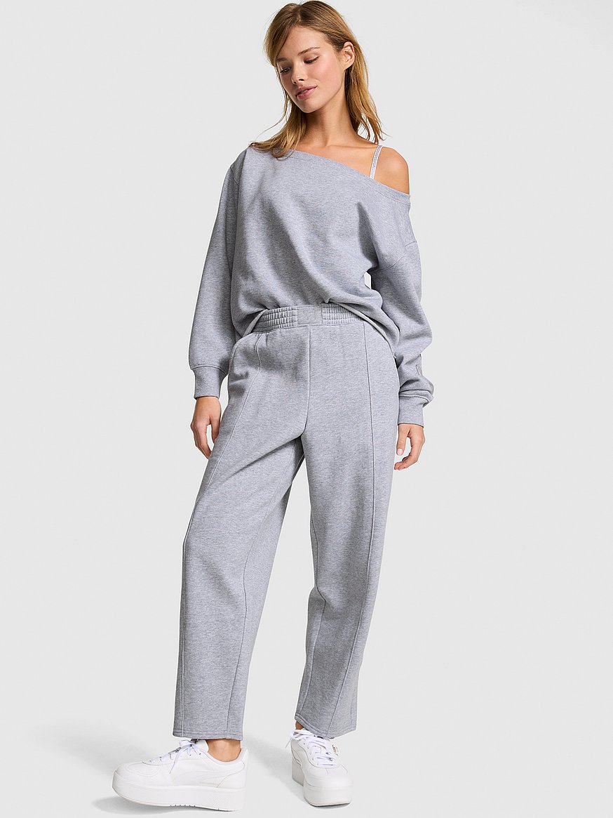 Buy Campus Fleece™ Seamed Barrel Sweatpants, Medium Heather Grey