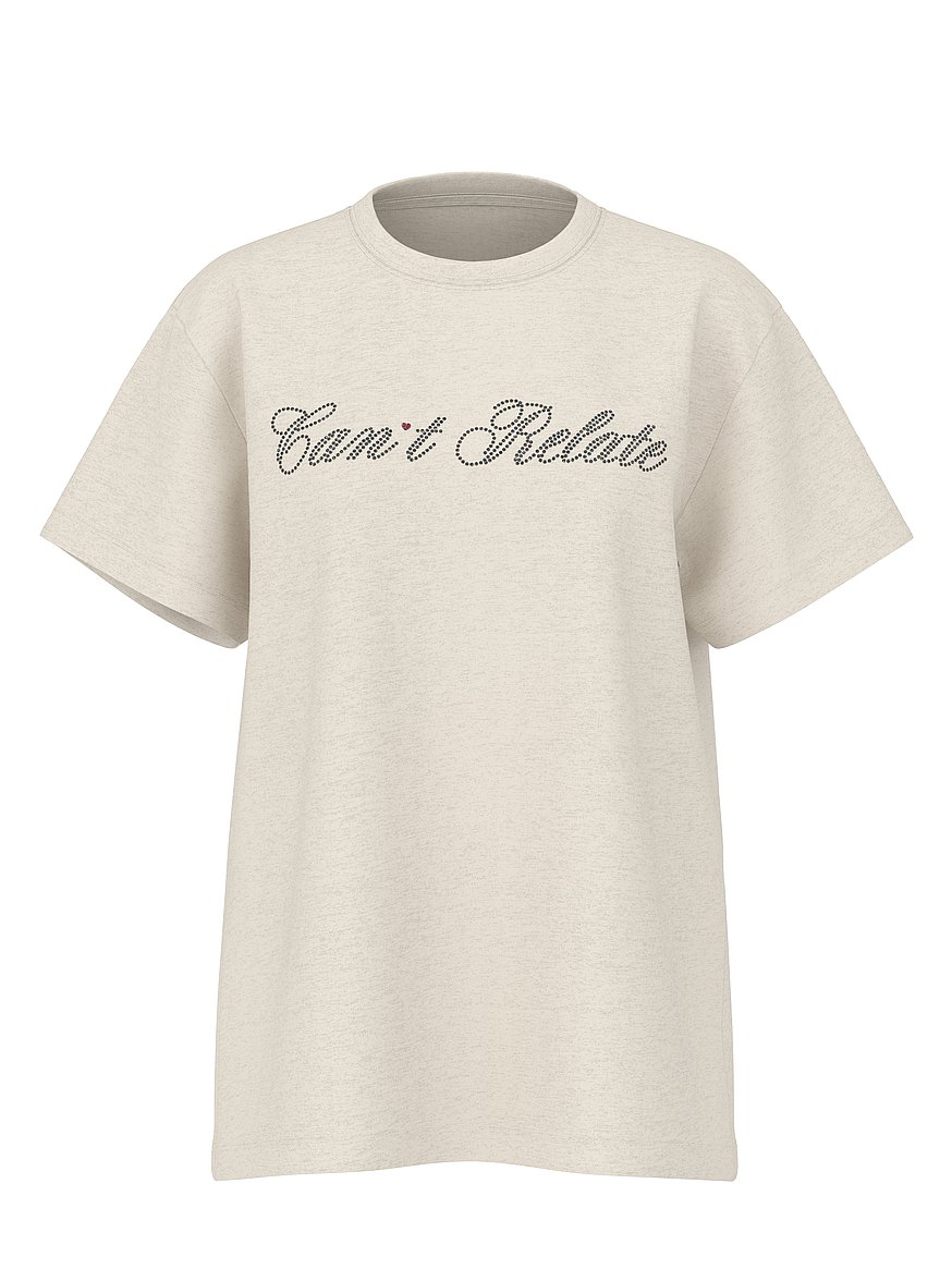 T-shirt campus Victorias Secret ROSE bling NEUF taille Petite