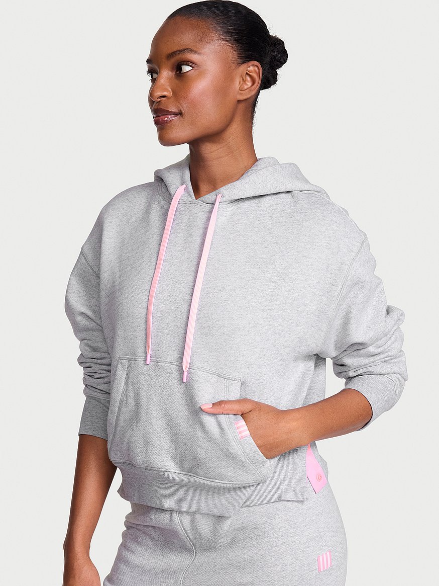 Buy Vintage Fleece Popover Slit Hoodie, Medium Heather Grey