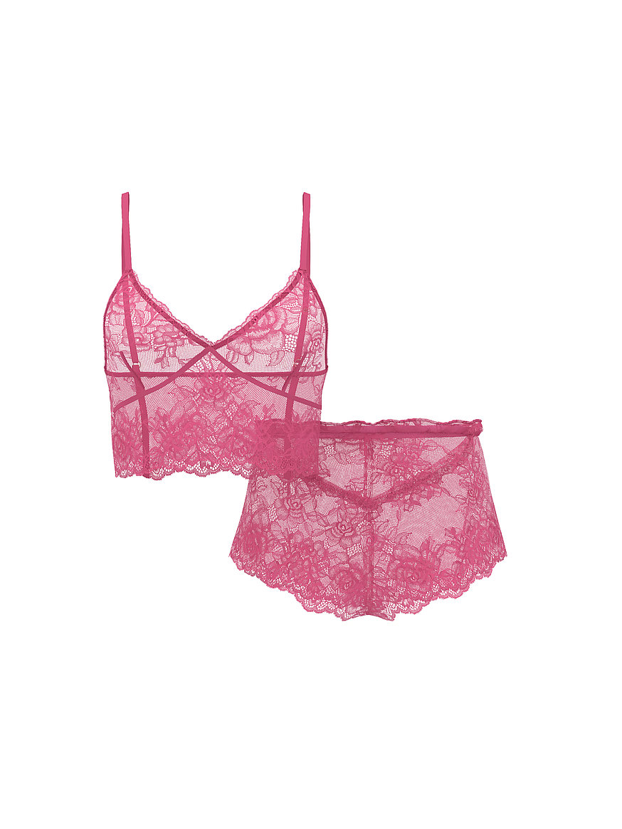 Buy Rose Lace Cami & Shorts Set, Rose Garden - Order Cami Sets