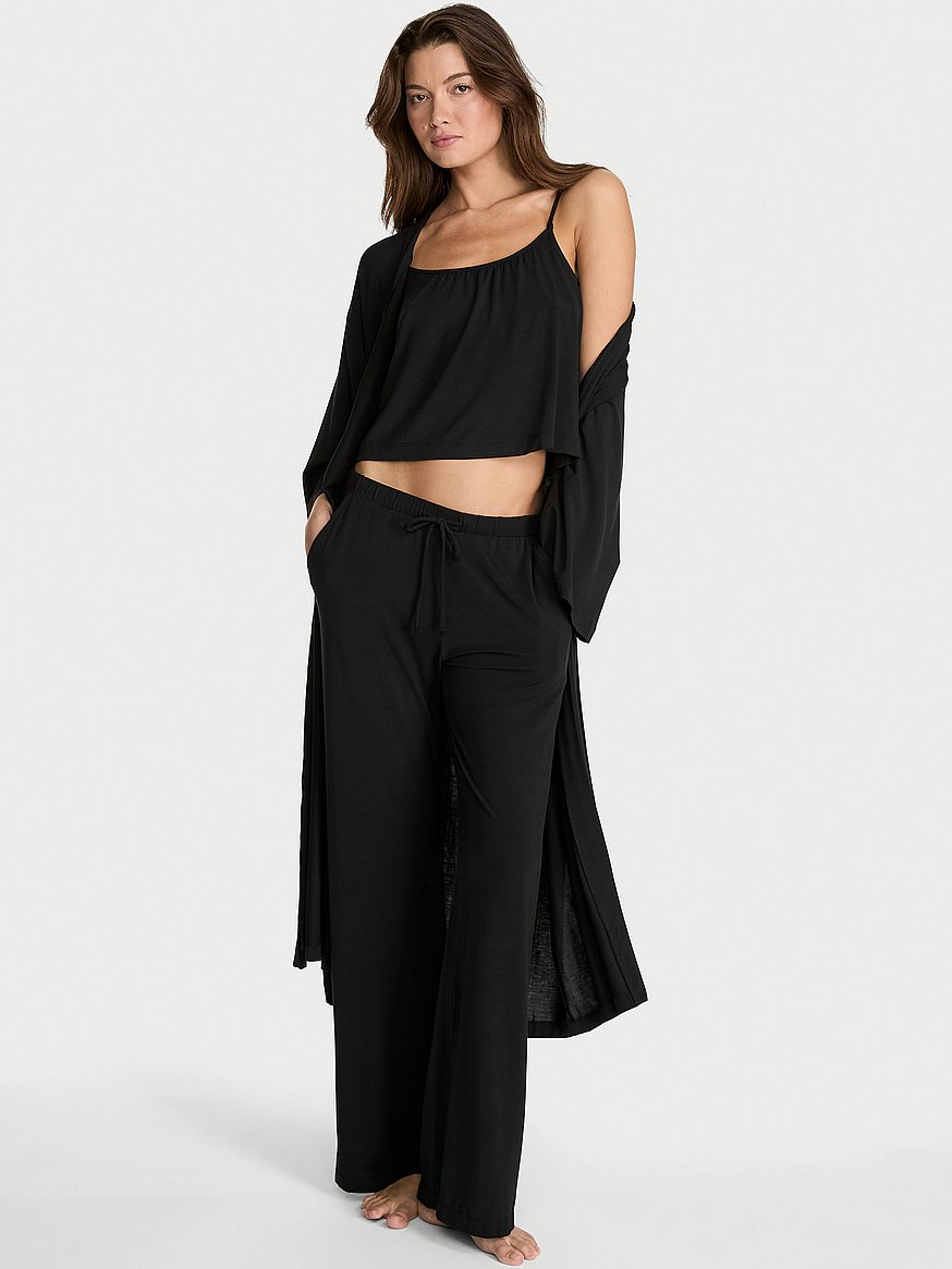 Buy SoSoft™ Modal 3-Piece Set, Black - Order Pajamas Sets online