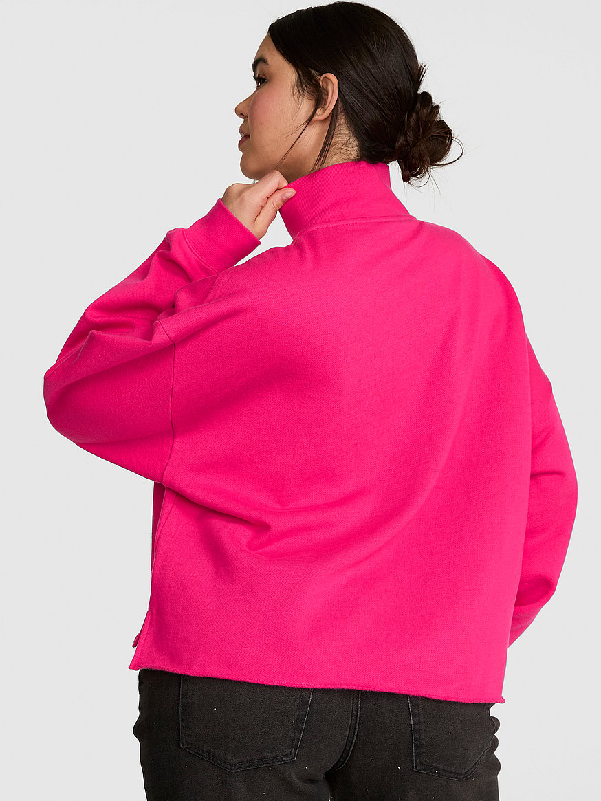 Buy Campus Fleece™ Quarter-Zip Straight-Cut Sweatshirt, Hot Stuff