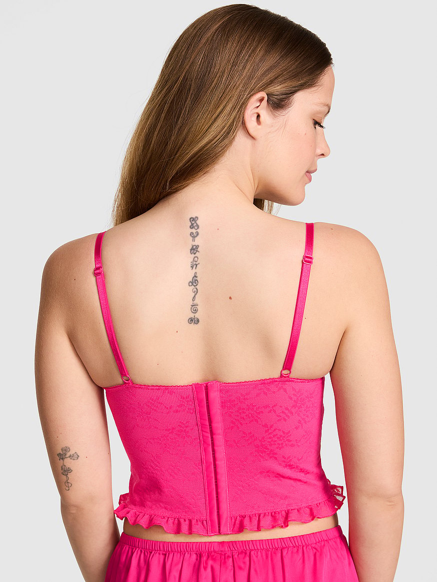 Buy PINK Wink™ Lightly Lined Scoop Corset Top, Hot Stuff - Order