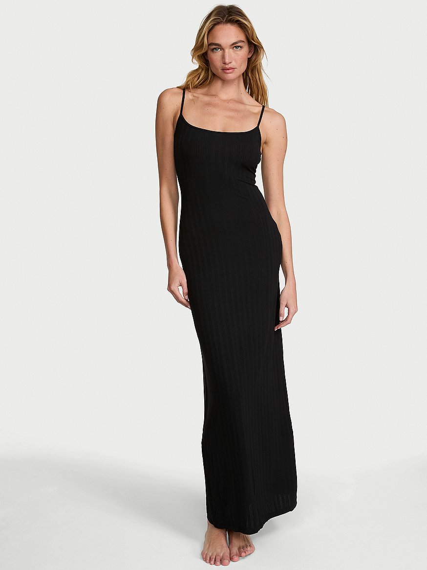 Buy SoSoft Modal Ultra-Fine Maxi Slip Dress, Black - Order Slips online -  Victoria's Secret US