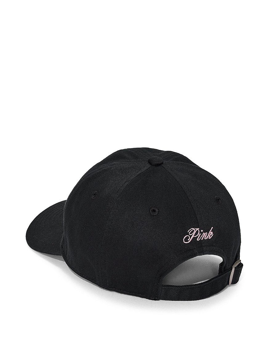 Victoria’s Secret PINK Baseball Hat- Black Victoria main image 4