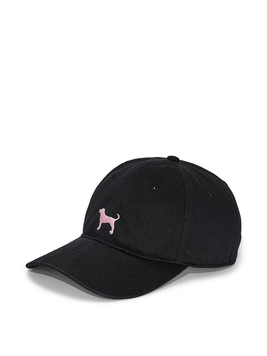 Buy Baseball Hat, Pure Black - Order Hats online - PINK US